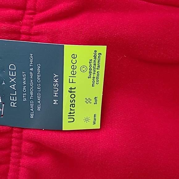 TEK GEAR BOYS RED HUSKY FLEECE JOGGER PANTS SIZE MEDIUM HUSKY - Picture 8 of 11